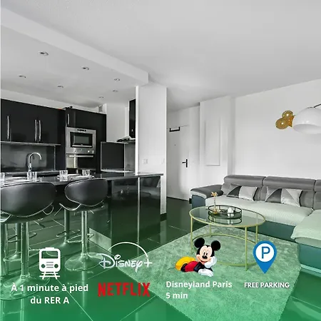 Apartment Le Malefique - - 6 Pers - Parking Gratuit Chessy (Seine-et-Marne)